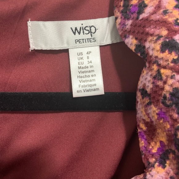 NWT Wisp Cleo Textured Knit Dress Size 4P - Picture 7 of 9